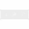vidaXL Klar presenning med maljer 1x3 m PVC