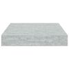 vidaXL Flytende vegghyller 2 stk betonggr&aring; 23x23,5x3,8 cm MDF