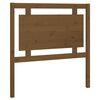 vidaXL Sengegavl honningbrun 95,5x4x100 cm heltre furu