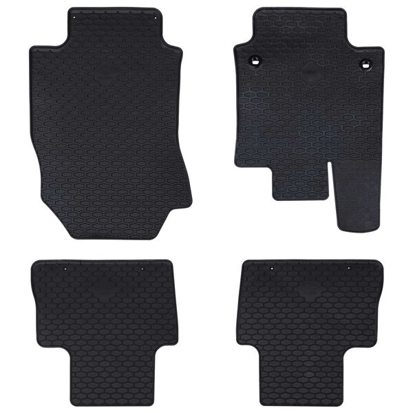 vidaXL Bilmatte 4 pcs Svart passer til Toyota RAV 4 Hybrid 2019- Gummi