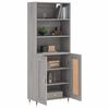 vidaXL Highboard grå sonoma 69,5x34x180 cm konstruert tre
