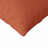 vidaXL Sofaputer 2 pcs Rød oransje 145 x 40 cm Corduroy stoff
