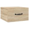 vidaXL Veggmontert nattbord 2 stk sonoma eik 35x35x20 cm