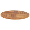 vidaXL Bordplate heltre teak 2,5 cm 70 cm