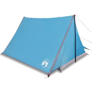 vidaXL Campingtelt 2 personer bl&aring; vanntett