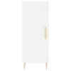 vidaXL Highboard hvit 34,5x34x180 cm konstruert tre