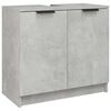 vidaXL Baderomsskap betonggr&aring; 64,5x33,5x59 cm konstruert tre