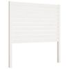 vidaXL Sengegavl hvit 96x4x100 cm heltre furu