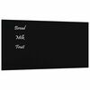 vidaXL Veggmontert magnettavle svart 40x20 cm herdet glass