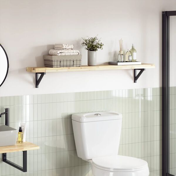 vidaXL Bordplate 120x20x4 cm rektangul&aelig;r heltre akasie