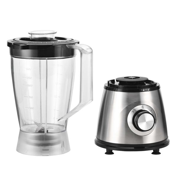 vidaXL Blender/smoothiemaskin 1,5 L rustfritt st&aring;l lav lyd