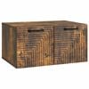 vidaXL Vegghengt TV skap R&oslash;kt Eik 59,5 x 41 x 30 cm Konstruert tre