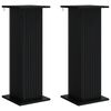 vidaXL Planteholder 2 stk. Svart 30,5 x 30 x 80,5 cm Konstruert tre