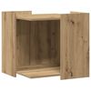 vidaXL Skap til kattetoalett artisan eik 53x53x51 cm konstruert tre