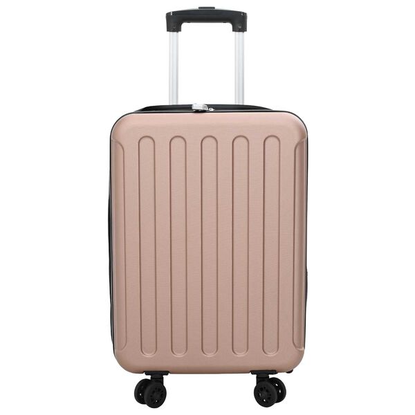 vidaXL Koffert med lås rosegull 34 x 23 x 55.5 cm ABS-plast