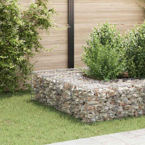 vidaXL Gabion høybed kubeformet ståltråd 40x40x40 cm