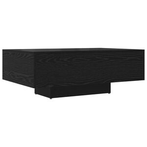 vidaXL Kaffebord Svart Eik 85 x 55 x 31 cm