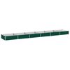 vidaXL Hevet Hagebed Gr&oslash;nn 480 x 80 x 24 cm kaldvalset st&aring;l