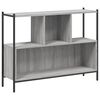 vidaXL Bokhylle gr&aring; sonoma 102x28x77,5 cm konstruert tre
