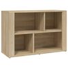 vidaXL Skjenk sonoma eik 80x30x54 cm konstruert tre