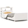 vidaXL Sengeramme uten madrass hvit 90x200 cm heltre furu