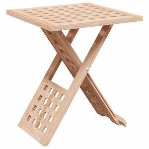 vidaXL Kaffebord Brun 33 x 33 x 40,5 cm Massiv valn&oslash;tttre