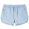 Barneshorts myk denimbl&aring; 140