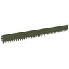vidaXL Gjerdekant 50 pcs 103 x 10 cm St&aring;l Olivengr&oslash;nn
