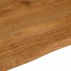 vidaXL Bordplate naturlig kant 40x40x3,8 cm heltre mango