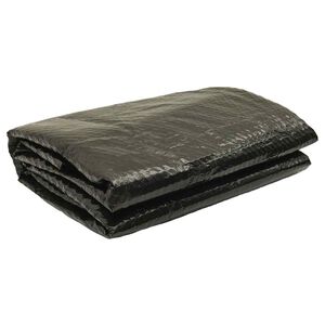 vidaXL Bassengtrekk svart 210 cm PE