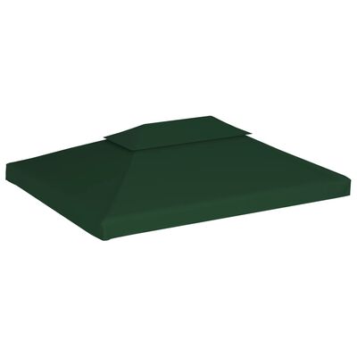vidaXL Lysthus dekke baldakin erstatning 310 g/m² grønn 3 x 4 m