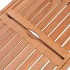 vidaXL Solseng heltre teak