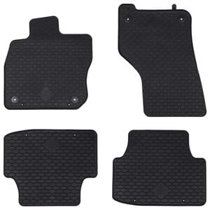 vidaXL Bilmatte 4 pcs Svart passer til VW GOLF VIII Variant 2020-
