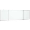 vidaXL Magnetisk tavle sammenleggbar 160x50x1,7 cm aluminium