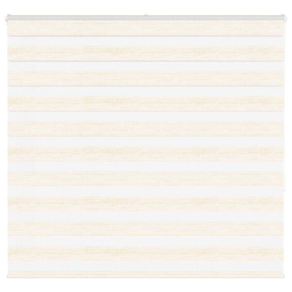 vidaXL Sebragardin marmor beige stoff bredde 150,9 cm polyester