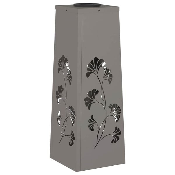 vidaXL Solenergi LED stibelys 2 pcs Corten St&aring;l Corten St&aring;l