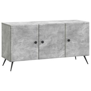 vidaXL TV-skap Betonggr&aring; 99 x 34,5 x 50 cm Konstruert tre