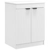 vidaXL Baderomsskap Hvit 54 x 41 x 70 cm Konstruert tre