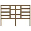 vidaXL Sengegavl honningbrun 141x4x104 cm heltre furu
