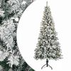 vidaXL Kunstig sammensatt juletre 180 cm 300 LED-lys Varmhvit