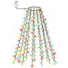 vidaXL Nettlys for juletre med 150 LED flerfarget 150 cm