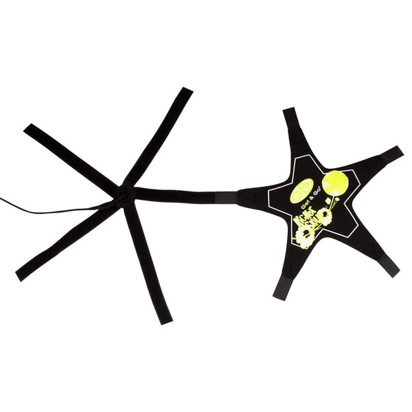 Get & Go Football ferdighetstrener svart og gul