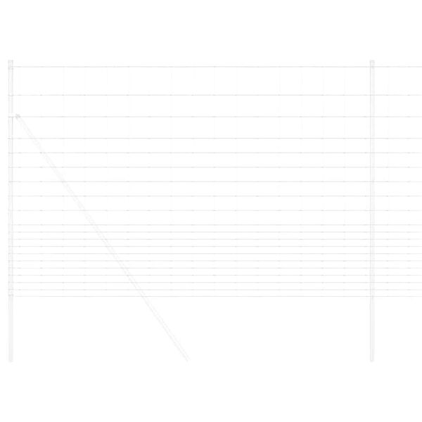 vidaXL Vill Gjerde Hett belegg galvanisert 1000 x 160 x 0,18 cm Jern