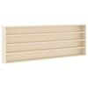 vidaXL Veggdokumentdisplay Veggmontert Beige 100 x 8,5 x 36 cm