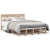 vidaXL Sengeramme uten madrass 160x200 cm heltre furu