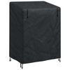 vidaXL Trekk til utehuske Svart 120 x 90 x 155 cm 210D Oxford stoff