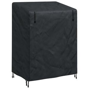 vidaXL Trekk til utehuske Svart 120 x 90 x 155 cm 210D Oxford stoff