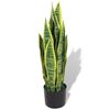 vidaXL Kunstig bajonettplante med potte 65 cm gr&oslash;nn