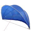vidaXL Poolkuppel 472 x 460 x 229 cm 185T polyester med PU-belegg
