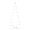 vidaXL Metall juletre KUOPIO 150 cm Pulverlakkert st&aring;l Hvit